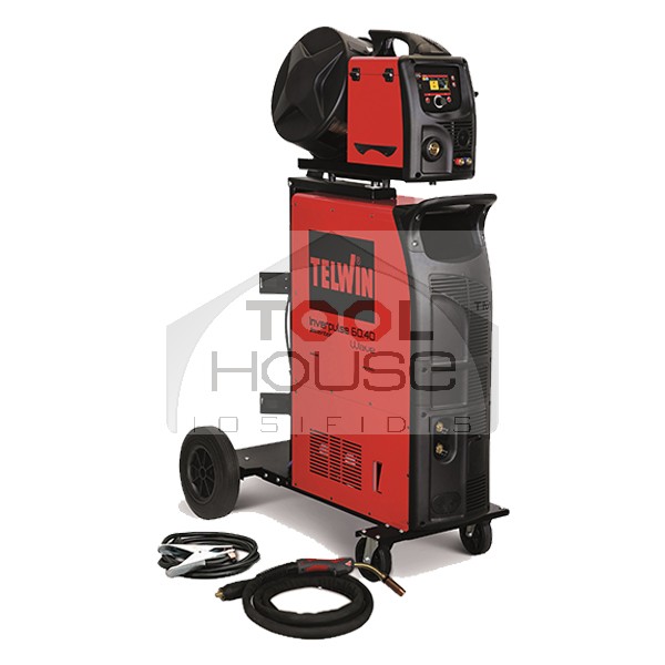 TELWIN INVERPULSE 60.40 WAVE SYNERGIC Ηλεκτροκόλληση Inverter σύρματος MIG-MAG/FLUX/BRAZING,TIG DC-Lift, 500A, Τριφασική