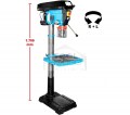 GUEDE GSB 32 - Κολωνάτο δράπανο Δαπέδου, 400 V, 1500W, 120mm, περιστρεφόμενο - 55435