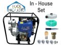 Z-PUMPS WP-20DHE SET - Ολοκληρωμένο Σύστημα Πυρόσβεσης, Πετρελαίου,  7hp, 2x2